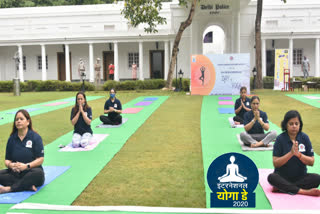 pfws organise yoga session on the occasion of international yoga day