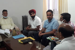 Onkar Sharma's meeting with officials