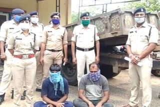 Accused arrested with hemp  in mahasamund