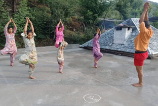 World Yoga Day celebrated in Shimla