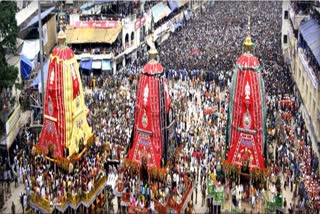 Lord Jagannath's chariot journey