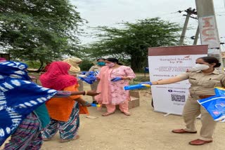 Sanitary napkins distributed to women in sonipat