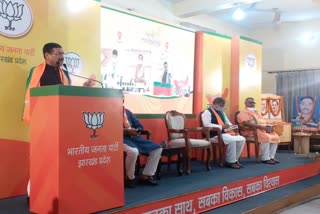 BJP organized a virtual rally in ranchi