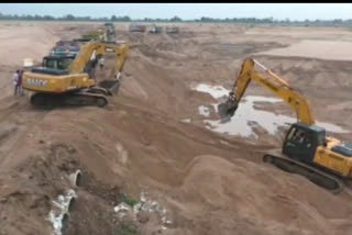 Illegal sand mining