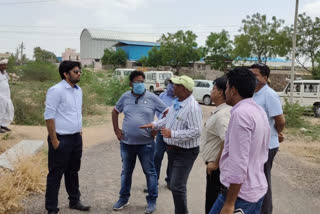 बलसमंद बांध नहर का निरीक्षण, Inspection of Balsamand Dam Canal