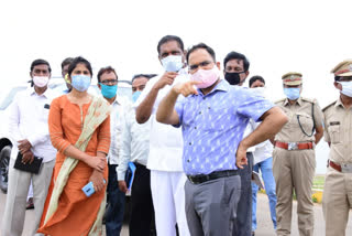 Karim Nagar Collector Inspects Haritha Haram Placecs