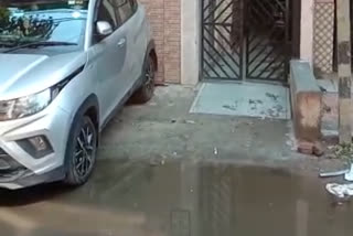 problem of water logging in Dilshad Garden of Delhi