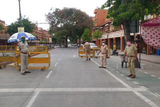 Jaipur Police Action,  Jaipur Police Curfew