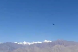 IAF  border tensions  Leh  Galwan valley  Line of Actual Control  IAF carries out sorties  IAF sorties in Leh  ലേ  ലഡാക്ക് സംഘർഷം  ഇന്ത്യൻ യുദ്ധവിമാനങ്ങൾ  ഇന്ത്യൻ വ്യോമസേന  വ്യോമ നിരീക്ഷണം ശക്തം