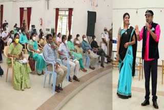 comedy program conducted in tiruvannamalai for medical workers relief