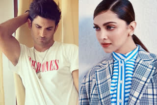 sushant singh rajput, deepika padukone, ETVbharat