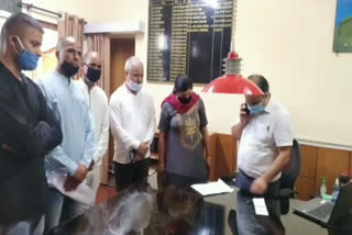 Delegation met SDM for the memorial of Shaheed Rajesh Chauhan