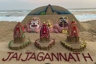 rathyatra on sand