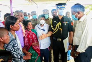 TN Governor gave Rs.20 Lakhs Special Fund to jawan Palanis Family