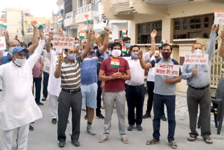 Social organization in Yamunanagar appealed to people to boycott Chinese goods