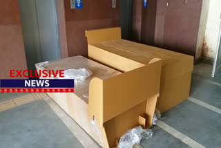 faridabad administration will use cardboard beds in corona centers