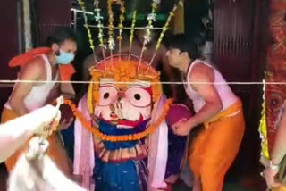 Jagannath Rath Yatra was taken out in temple Vasant Kunj delhi