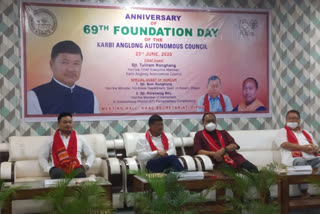 Diphu clebration of 69 th KAAC foundation day