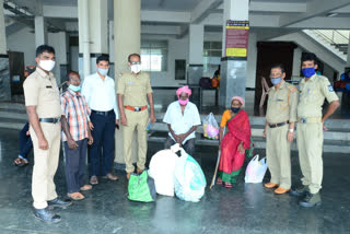 Mysore elderly couple back home