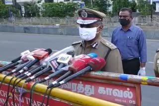 அ.கா. விஸ்வநாதன்  சென்னை பெருநகர காவல் ஆணையாளர்  violate 144 rule in chennai  a k viswanathan  chennai commissioner  144 தடை உத்தரவு  144 தடை உத்தரவு மீறல்