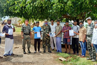 Informational book was Distributed to naxal infected area youths in Chamaraj nagar