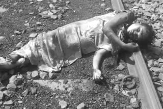 young lady dead body in rudrampur railway track