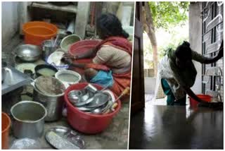 mumbai housework women life becomes difficult due to financial crisis