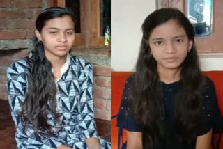 Students Renuka Chandra and Shivani Yadav