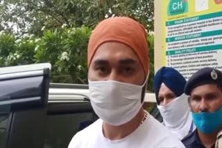 sandeep singh visit panchkula civil hospital