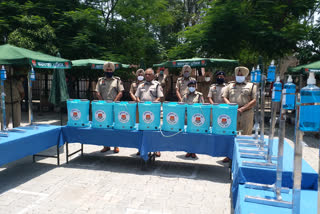 arrangements made by Barnala Police for the policeman who duty on the front line