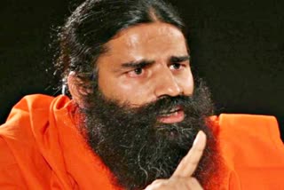 yoga guru baba ramdev  patanjali ayurved Institute  gandhi nagar police station jaipur  RTI activist sanjeev gupta  complaint filed against ramdev  corona medicine  launching of corona drug coroline  etv bharat news