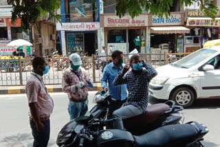 Aravalli police recovered fines from those who did not wear masks