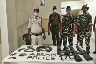 Arms recovered at udalguri assam etv bharat news