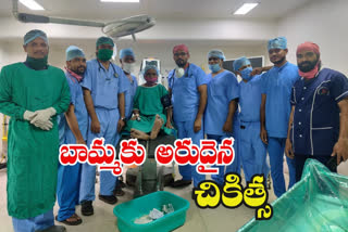 rare surgery to 105 years old woman in nizamabad district