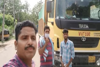 illegal sand transport in subbayyagudem reach in krishna district