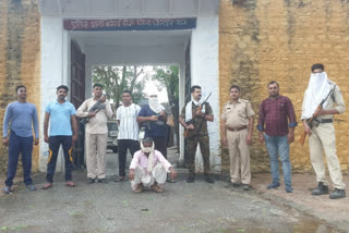 इनामी बदमाश गिरफ्तार, Reward crook arrested in dholpur, Dholpur news