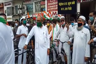 Digvijay gets a bicycle rally expensive