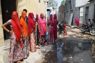 water filled in resident area of Pali, पाली न्यूज