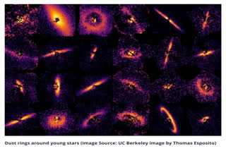 survey of star for exoplanets, Gallery of dusty star systems