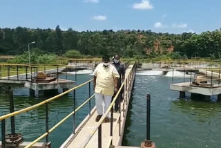 TDP MLC Buddha inspected the Anakapalli wastewater treatment plant in vizag district