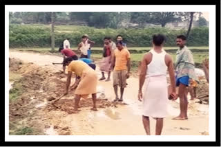 Residents decide to construct their own road in this village