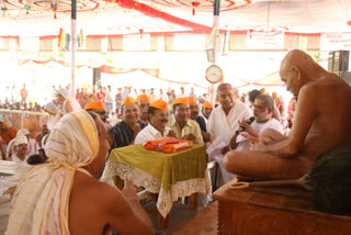 Harda: Celebrated the 53rd initiation day of Jain Acharya Shri Vidyasagar with great enthusiasm