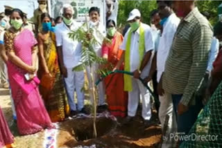 Miryalaguda MLA Bhasker rao participated Harithaharam programme