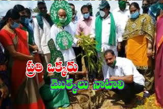 sathupalli-mla-sandra-venkataveeraiah-started-harithaharam-programme-in-khammam-district