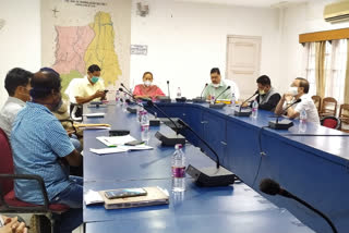 minister pramilarani brahma attended a meeting in kokrajhar d.c office