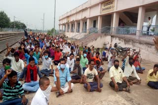 Migrant workers meeting in Giridih