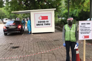 20 minute drive-through COVID testing facilities increased in Delhi, private labs scale-up testing