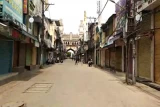 shops closed at pathabasti in hyderabad