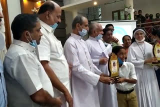 കോട്ടയം  kottayam  Pala Marion Medical Center  Mahatma Gandhi National Foundation  students  honored  മഹാത്മാ ഗാന്ധി നാഷണല്‍ ഫൗണ്ടേഷൻ  പാലാ മരിയന്‍ മെഡിക്കല്‍ സെന്‍റർ