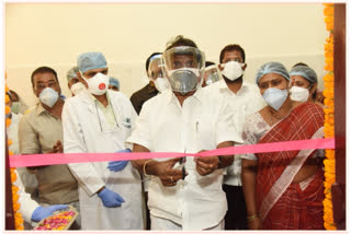 minister-srinivas-goud-launch-20-beds-icu-center-at-mahabubnagar-district-govt-hospital